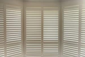 Bay window shutters set up, Shutters & Blinds of Arizona, Phoenix AZ